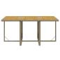 Preview: 7-tlg. Garten-Essgruppe mit Kissen Poly Rattan Beige