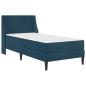 Preview: Bettgestell mit Matratze Blau 80 x 200 cm Samt