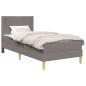 Preview: Bettrahmen 90 x 200 cm Taupe
