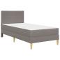 Preview: Bettrahmen 90 x 200 cm Taupe