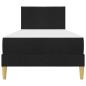 Preview: Bettrahmen Schwarz 100 x 200 cm Polyester