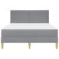 Preview: Bettrahmen Hellgrau 140 x 190 cm Polyester