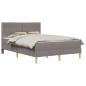 Preview: Bettrahmen 160 x 200 cm Taupe