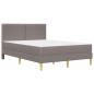 Preview: Bettrahmen 160 x 200 cm Taupe