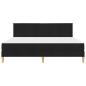 Preview: Bettrahmen Schwarz 180 x 200 cm Polyester