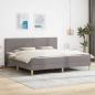 Preview: ARDEBO.de - Bettrahmen 200 x 200 cm Taupe