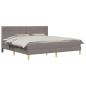 Preview: Bettrahmen 200 x 200 cm Taupe