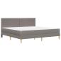Preview: Bettrahmen 200 x 200 cm Taupe