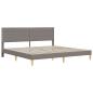 Preview: Bettrahmen 200 x 200 cm Taupe