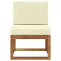 Preview: Outdoor Mittelsofa Massivholz Akazie
