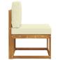 Preview: Outdoor Mittelsofa Massivholz Akazie