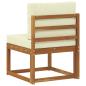 Preview: Outdoor Mittelsofa Massivholz Akazie