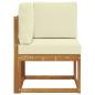 Preview: Outdoor Ecksofa Massivholz Akazie