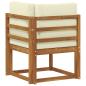 Preview: Outdoor Ecksofa Massivholz Akazie