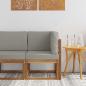 Preview: ARDEBO.de - Outdoor Ecksofa Massivholz Akazie