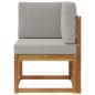 Preview: Outdoor Ecksofa Massivholz Akazie