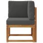 Preview: Outdoor Ecksofa Massivholz Akazie