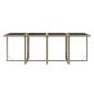 Preview: 9-tlg. Garten-Essgruppe mit Kissen Poly Rattan Beige