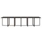Preview: 13-tlg. Garten-Essgruppe mit Kissen Poly Rattan Braun