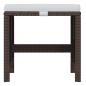 Preview: 19-tlg. Garten-Essgruppe mit Kissen Poly Rattan Braun