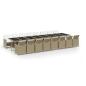 Preview: 17-tlg. Garten-Essgruppe mit Kissen Beige Poly Rattan