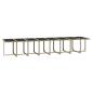 Preview: 17-tlg. Garten-Essgruppe mit Kissen Beige Poly Rattan