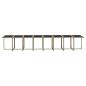 Preview: 17-tlg. Garten-Essgruppe mit Kissen Beige Poly Rattan