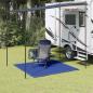 Preview: ARDEBO.de - Zeltteppich 250x250 cm Blau HDPE