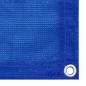Preview: Zeltteppich 250x250 cm Blau HDPE