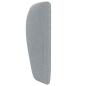 Preview: Kopfteil Ohr Hellgrau 40 x 23 x 6 cm Stoff