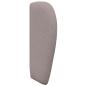 Preview: Kopfteil Ohr Taupe 40 x 23 x 6 cm Stoff