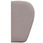 Preview: Kopfteil Ohr Taupe 40 x 23 x 6 cm Stoff