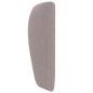 Preview: Kopfteil Ohr Taupe 40 x 23 x 6 cm Stoff