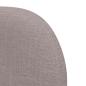 Preview: Kopfteil Ohr Taupe 40 x 23 x 6 cm Stoff