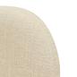 Preview: Kopfteil Ohr Creme 40 x 23 x 6 cm Stoff