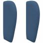 Preview: Kopfteil Ohr Blau 40 x 23 x 6 cm Stoff