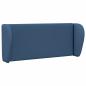 Preview: Kopfteil Ohr Blau 40 x 23 x 6 cm Stoff