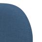 Preview: Kopfteil Ohr Blau 40 x 23 x 6 cm Stoff