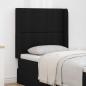 Preview: ARDEBO.de - Kopfteil Ohr Schwarz 80 x 16 x 4 cm PVC