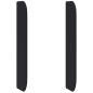 Preview: Kopfteil Ohr Schwarz 80 x 16 x 4 cm PVC