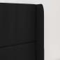 Preview: Kopfteil Ohr Schwarz 80 x 16 x 4 cm PVC