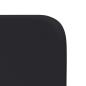 Preview: Kopfteil Ohr Schwarz 80 x 16 x 4 cm PVC