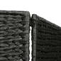 Preview: 4-teiliger Paravent Schwarz 154×160 cm Wasserhyazinthe