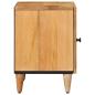 Preview: Nachttisch 2 stk. Natur 40 x 33 x 46 cm Massivholz Mango