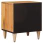 Preview: Nachttisch Natur 40 x 33 x 46 cm Massivholz Mango