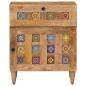 Preview: Nachttisch Natur 50 x 33 x 60 cm Massivholz Mango