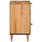 Preview: Nachttisch Natur 50 x 33 x 60 cm Massivholz Mango