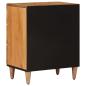 Preview: Nachttisch Natur 50 x 33 x 62 cm Massivholz Mango