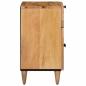 Preview: Nachttisch Natur 50 x 33 x 60 cm Massivholz Mango