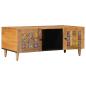 Preview: ARDEBO.de - Couchtisch Natur 100 x 54 x 40 cm Massivholz Mango
